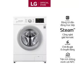 Máy giặt LG Inverter 8KG FM1208N6W - Hàng Chính Hãng