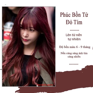 Thuốc nhuộm tóc Phúc Bồn Tử 100ml kem nhuộm an toàn không sót da đầu mùi thơm