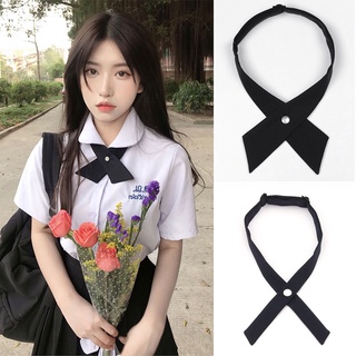 Cà vạt nơ chéo đồng phục học sinh phong cách Nhật Bản