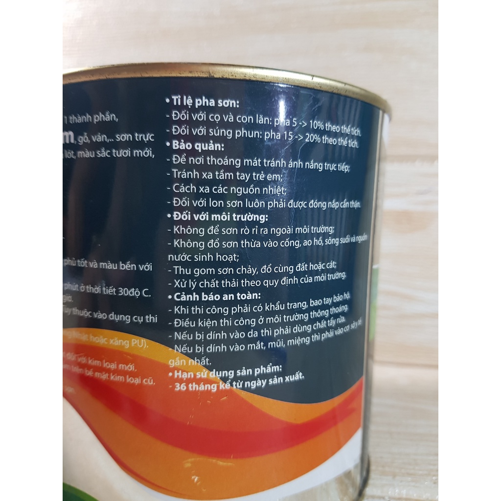 [CHÍNH HÃNG]SƠN SẮT MẠ KẼM SƠN 1 THÀNH PHẦN KOBA 800g [CÓ XUẤT HĐ GTGT]