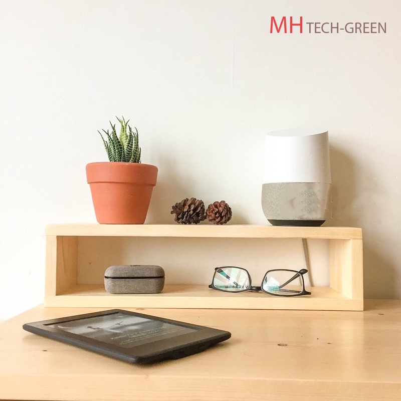 Kệ gỗ để bàn mini, gỗ thông tự nhiên chống nước, chống mốc hàng đánh ...