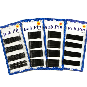 Set 24-60 Kẹp Tóc Màu Đen Thiết Kế Đơn Giản Dành Cho Nữ - Phụ Kiện Tóc