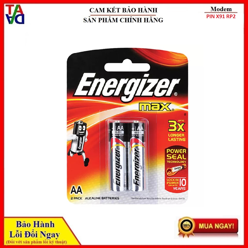 PIN AA ENERGIZER ADVANCED X91 RP2 / RP4 - HÀNG CHÍNH HÃNG | Shopee Việt Nam