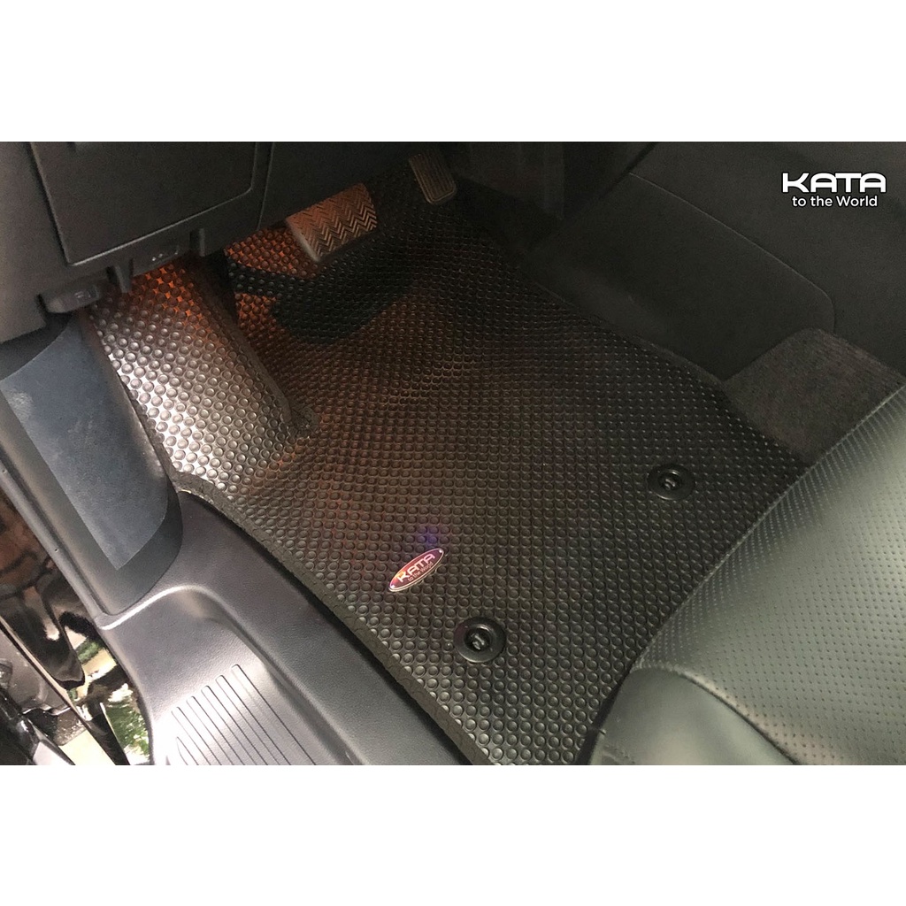 Thảm lót ô tô KATA cho xe Toyota Alphard (2008-2014) (Mininvan) - Khít với sàn, Chống trơn, Không mùi, ẩm mốc
