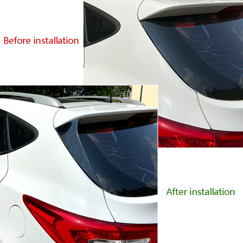 Cửa sổ phía sau Cánh lướt gió bên Cánh lướt gió Canard Canard Bộ chia cho Hyundai IX35 2010-2017