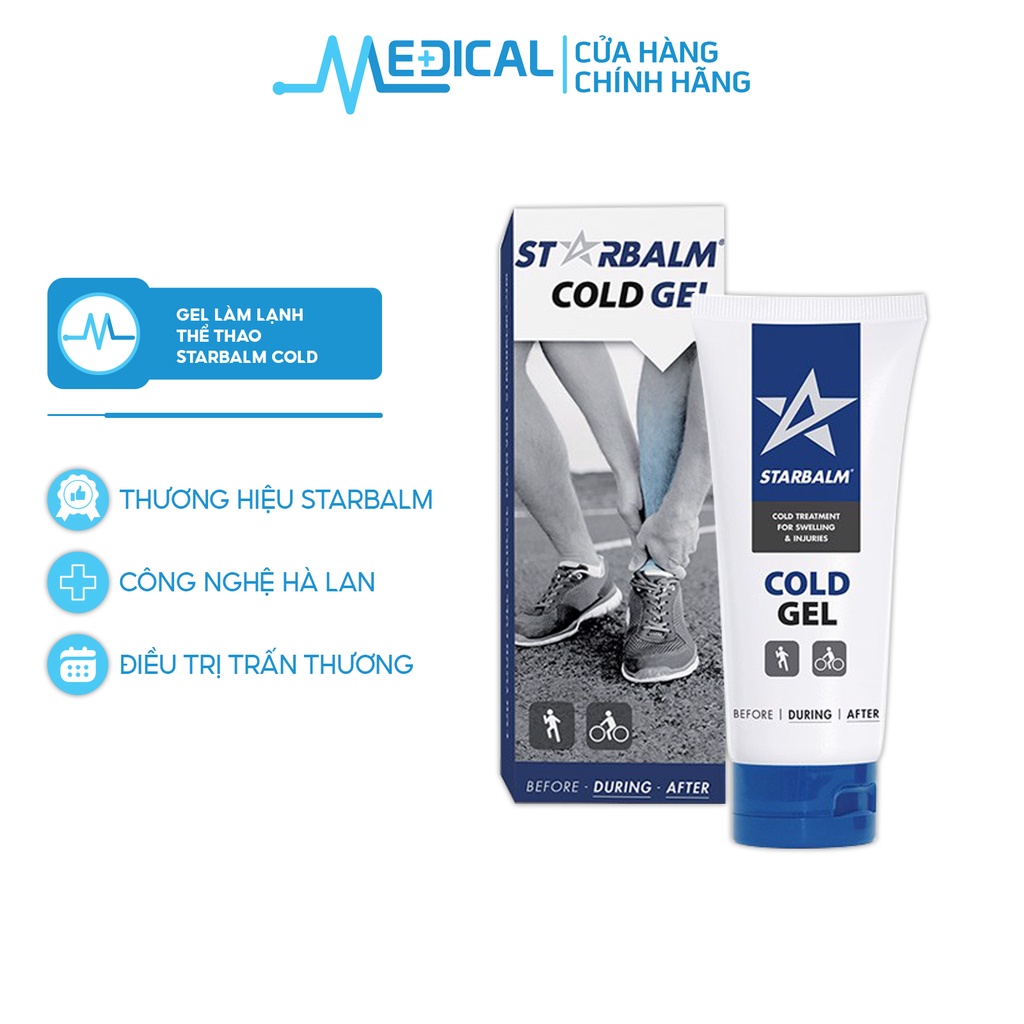 Ảnh Gel làm lạnh thể thao STARBALM Cold Gel dùng trong và sau khi chơi thể thao 100ml - MEDICAL 1