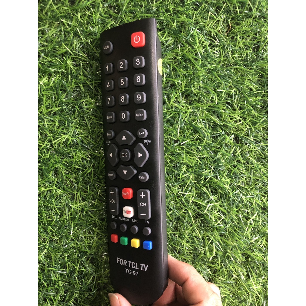 Điều khiển tivi TCL TC-97 smart internet loại tốt thay thế cho khiển xin theo máy - Tặng kèm pin chính hãng - Remote TCL