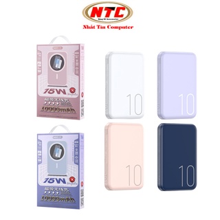 Sạc Dự Phòng không dây Remax RPP-65 10000mAh TypeC PD 20W, Magnetic Charge 15W - Phụ Kiện Nhất Tín