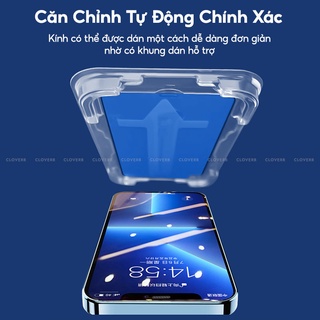 Kính Cường Lực Màn Hình iPhone 17 Pro Max Popkon Fit Glass Kèm Khung Dán