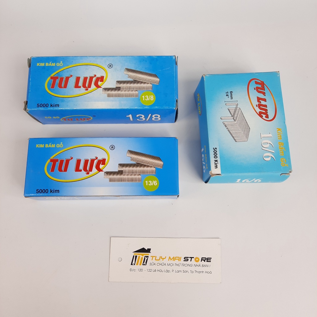 Ghim U bấm tự lực lắp súng bắn ghim cầm tay (nhiều cỡ) | Shopee Việt Nam