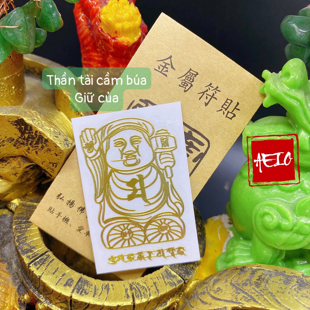 Miếng Dán Linh Phù Tài Lộc Hộ Thân (giao ngẫu nhiên)