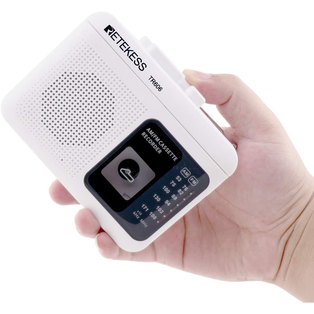 Ảnh Retekess TR606 New Color Cassette Play Radio FM / AM Radio di động 3