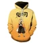 SY3 Anime Demon Slayer Áo Hoodie dài tay Áo dáng rộng Nezuko Kimetsu no Yaiba Áo Hoodie Plus SIze YS3