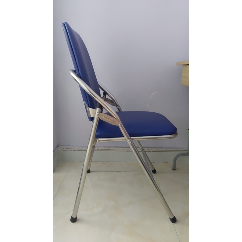 Ghế gấp Hòa Phát lưng cao G04 inox gấp gọn tiện lợi