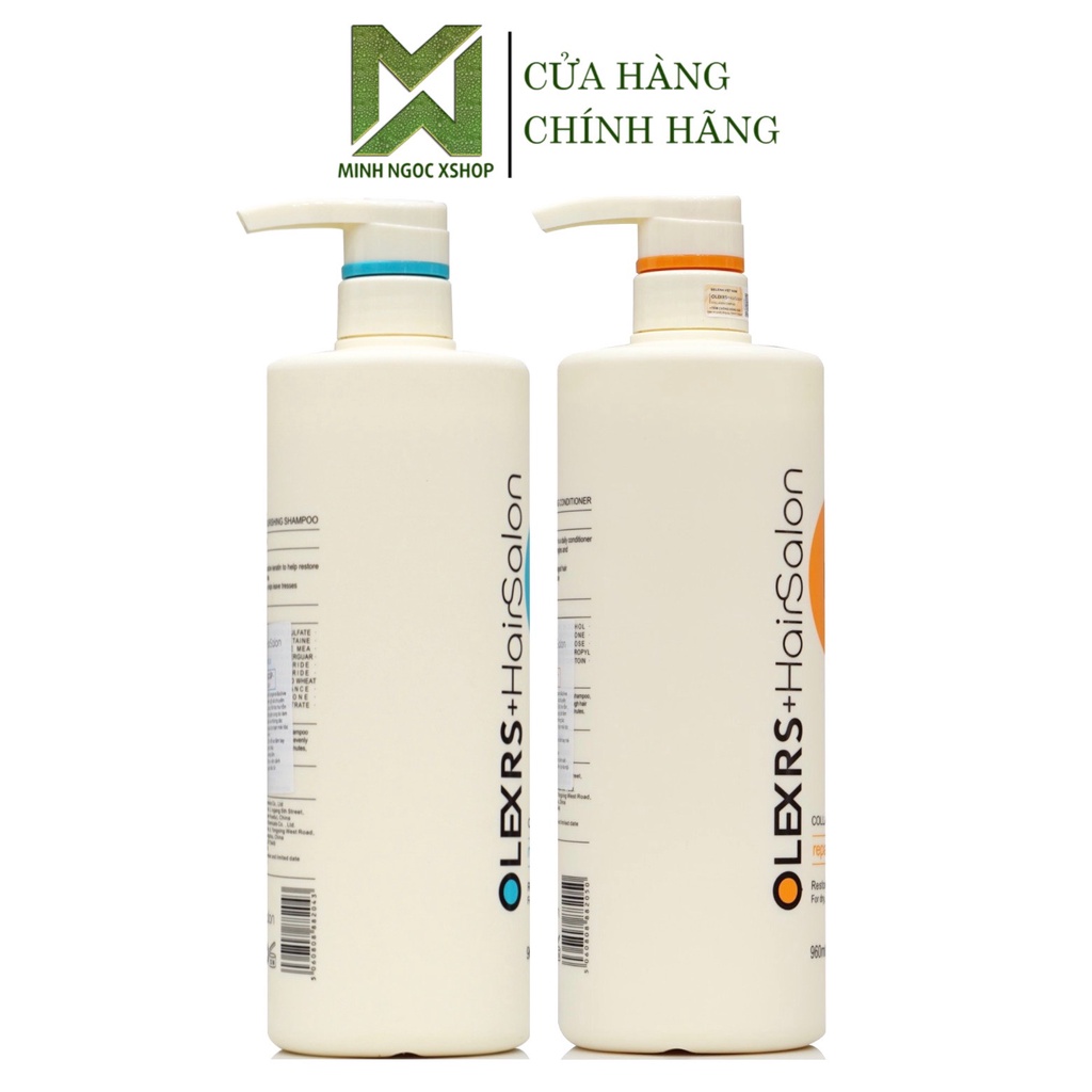 Ảnh Dầu gội xả Olexrs Hair Salon 960ml, phục hồi, chống rụng kích mọc tóc 2