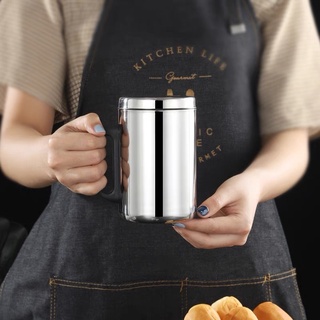 LY GIỮ NHIỆT NÓNG LẠNH 2 LỚP INOX C309-500ML INOX 304 - Ly giữ nhiệt uống cà phê, trà có tay cầm