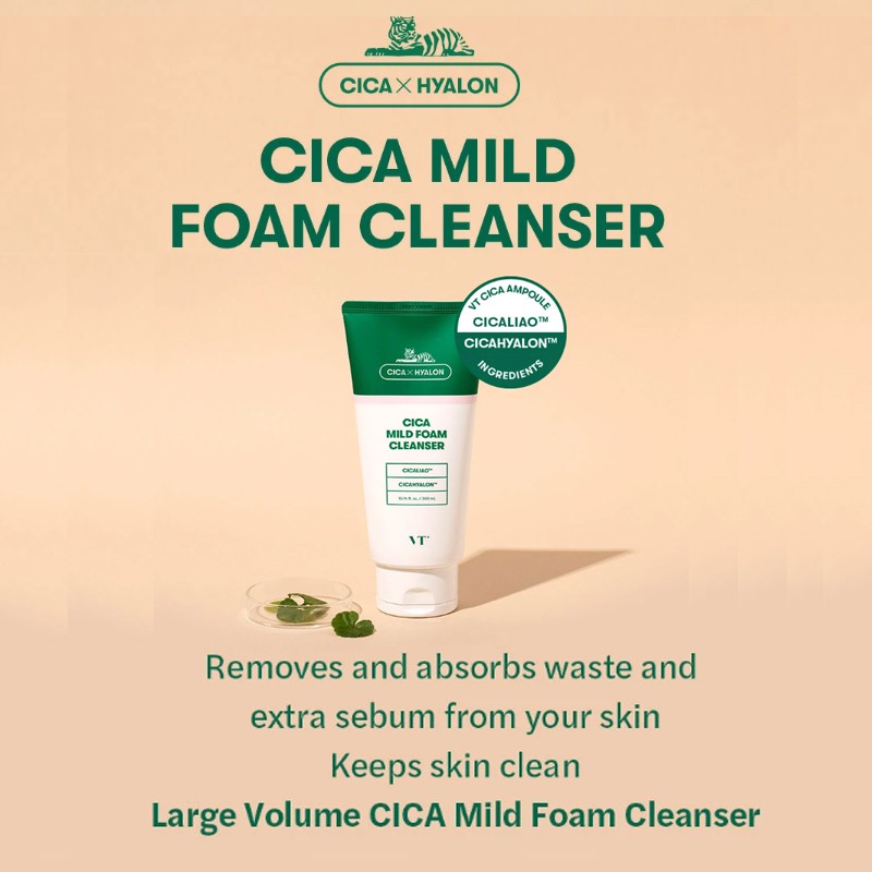 Sử dụng [VTcosmetics] Sữa Rửa Mặt AHA Cica Foaming Cleanser 300ml trong đời sống