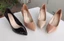 Giày cao gót mũi nhọn 5 phan gót nhọn Annmodels thời trang cơ bản chất liệu xi bóng _A026BSDCHUOT