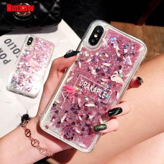 Vỏ Kỳ Lân Cho OPPO A57 A77 2022 A96 4G A76 4G A54 A94 4G A53 A33 A32 2020 A15 A15S Ốp Lưng Quicksand Liquid Unicorn Flamingo Lấp Lánh Bling Phim Hoạt Hình