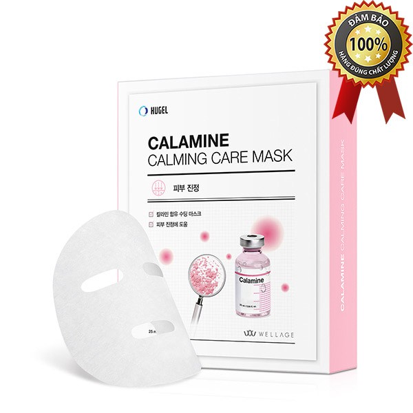 HỘP 10 CHIẾC MẶT NẠ DƯỠNG DA WELLAGE CALAMINE CALMING CARE MASK 10 EA ...