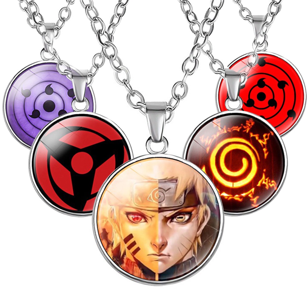 Vòng cổ Mặt Họa Tiết Anime Naruto Sharingan Shippuden 2022