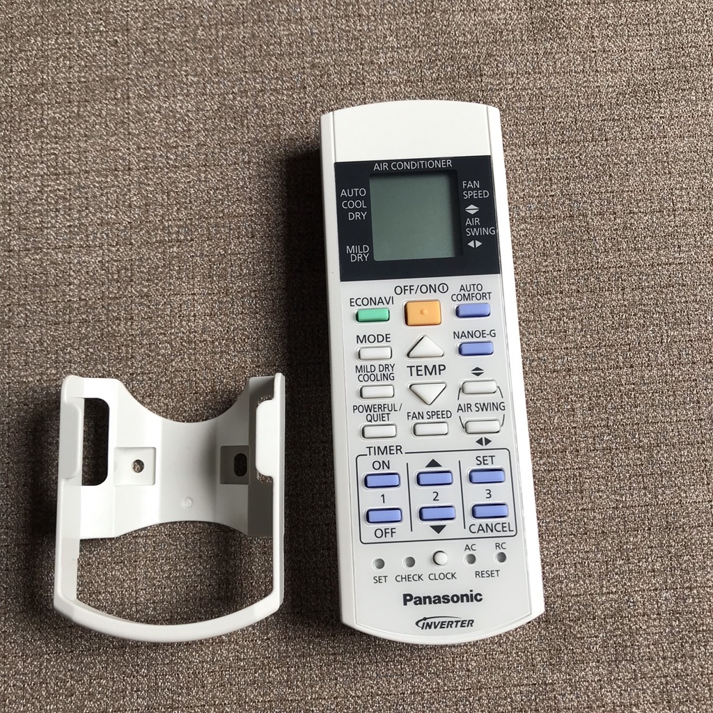 Điều khiển điều hoà Panasonic inverter 2 chiều econavi hàng zin theo máy, BH 6 tháng