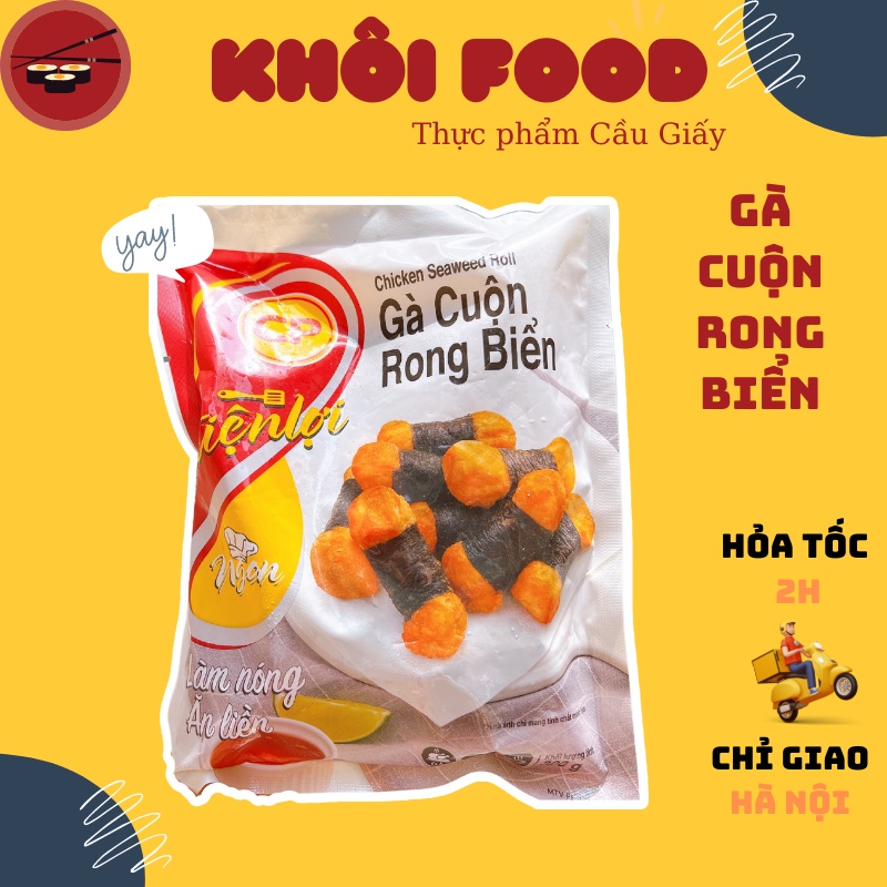 Gà cuộn rong biển CP ( túi 1kg), gà chiên giòn, gà rán tiện lợi, các bé ...