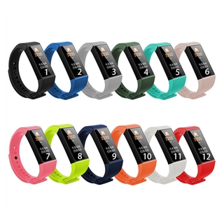 Dây đeo bằng silicon màu trơn chuyên dùng thay thế cho Xiaomi Mi Band 4C