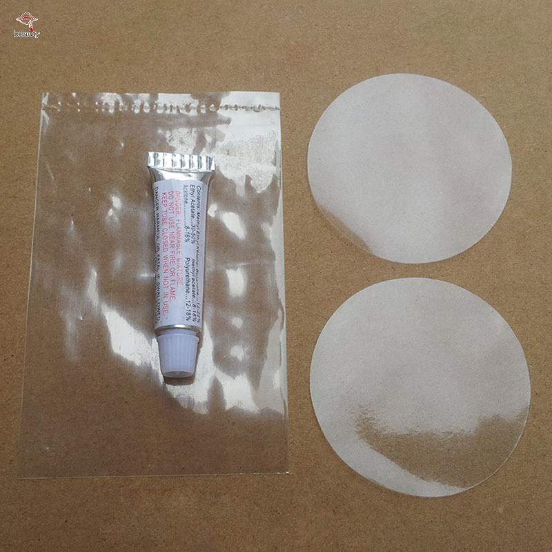 Bộ Kit Vá Lỗ Rách Của Phao - Bóng Yoga - Đồ Hơi (Gồm 2 Miếng Vá Và 1 ...