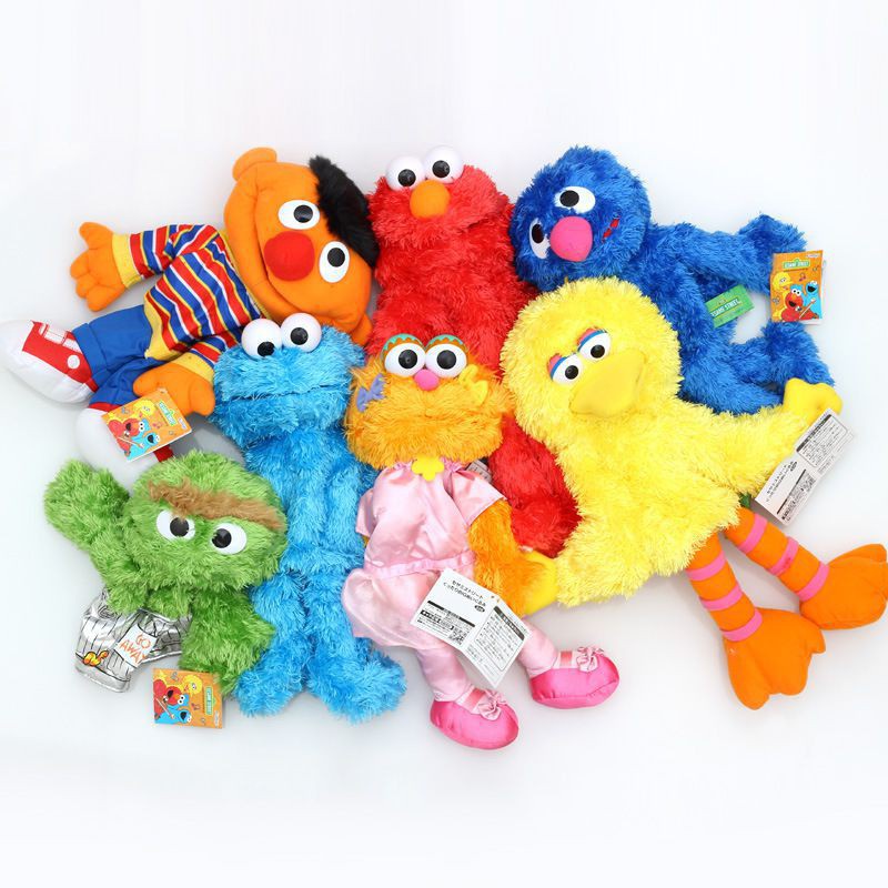 Con Rối Đeo Tay Hình Hoạt Hình Sesame Street Elmo Cho Bé