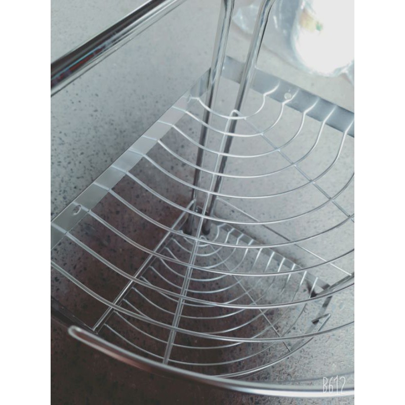 KỆ GÓC INOX  2 TẦNG VÀ 3 TẦNG LOẠI DÀY