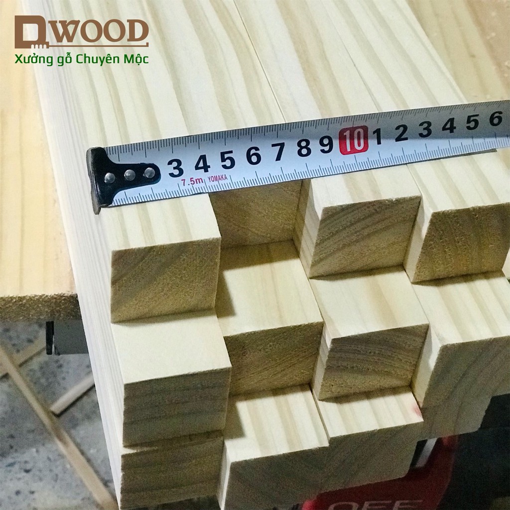 Ảnh Thanh gỗ thông vuông 4x4 đã xử lý 4 mặt đẹp Dwood Chuyên Mộc 3