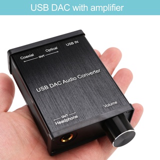 Bộ chuyển đổi tai nghe USB sang đồng trục S / PDIF quang 3,5mm / 6,3mm Bộ chuyển đổi âm thanh kỹ thuật số USB sang Analog cho XP