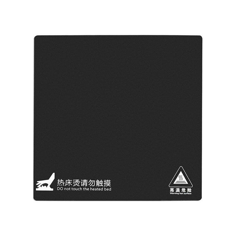 Char 220 214 310mm Loại bỏ lò xo Tấm Pei Hotbed Tấm mềm được áp dụng trước hình vuông