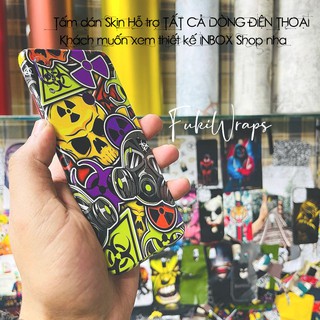 Tấm dán Skin FULL VIỀN |SM05| Dành Cho 12 Pro Max 11 Pro max X XS XR XSMAX 6Plus 7Plus 8Plus ip5 ip6 ip7 ip8