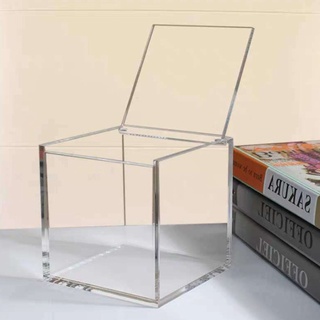 Hộp đựng cà phê viên nén bằng acrylic trong suốt có nắp đậy chống bụi tiện lợi