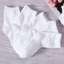 KIN Essentials Bé gái và Trẻ mới biết đi Đồng phục Cotton Turn Cuff Tất Gói 5 đôi Tất thể thao màu trắng