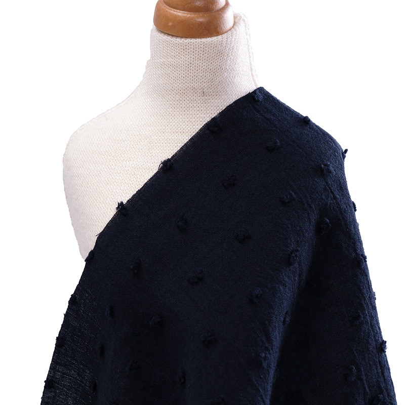 Cotton Nguyên Chất Vải Dệt Jacquard Mềm Thoáng Khí DIY Thủ Công Vải Cho Nữ Trang Phục Đầm Làm 0.5 Mét W300072