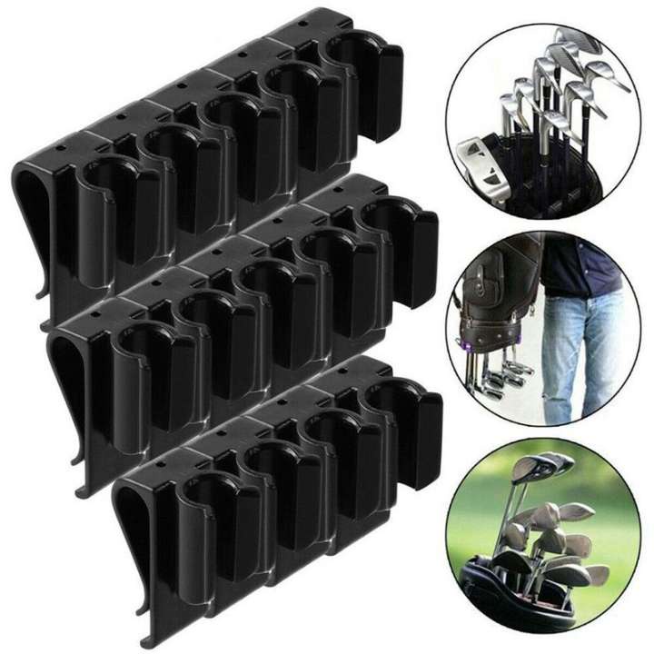 14Pcs Golf Bag Clip on Putter Clamp Holder Putting Organizer Club Ball