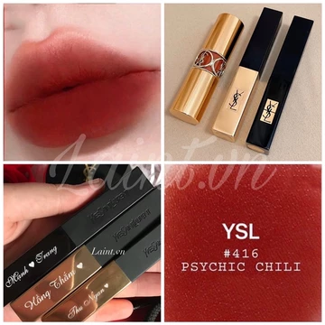 [ Chính Hãng ] Son YSL THE SLIM Khắc Tên - Full Túi Hộp YSL