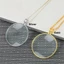 GAVESTO 5X Phóng Đại Trang Trí Đọc Sách Kính lúp Mặt Dây Chuyền Vòng Cổ Dây Chuyền Trang Sức Loupe