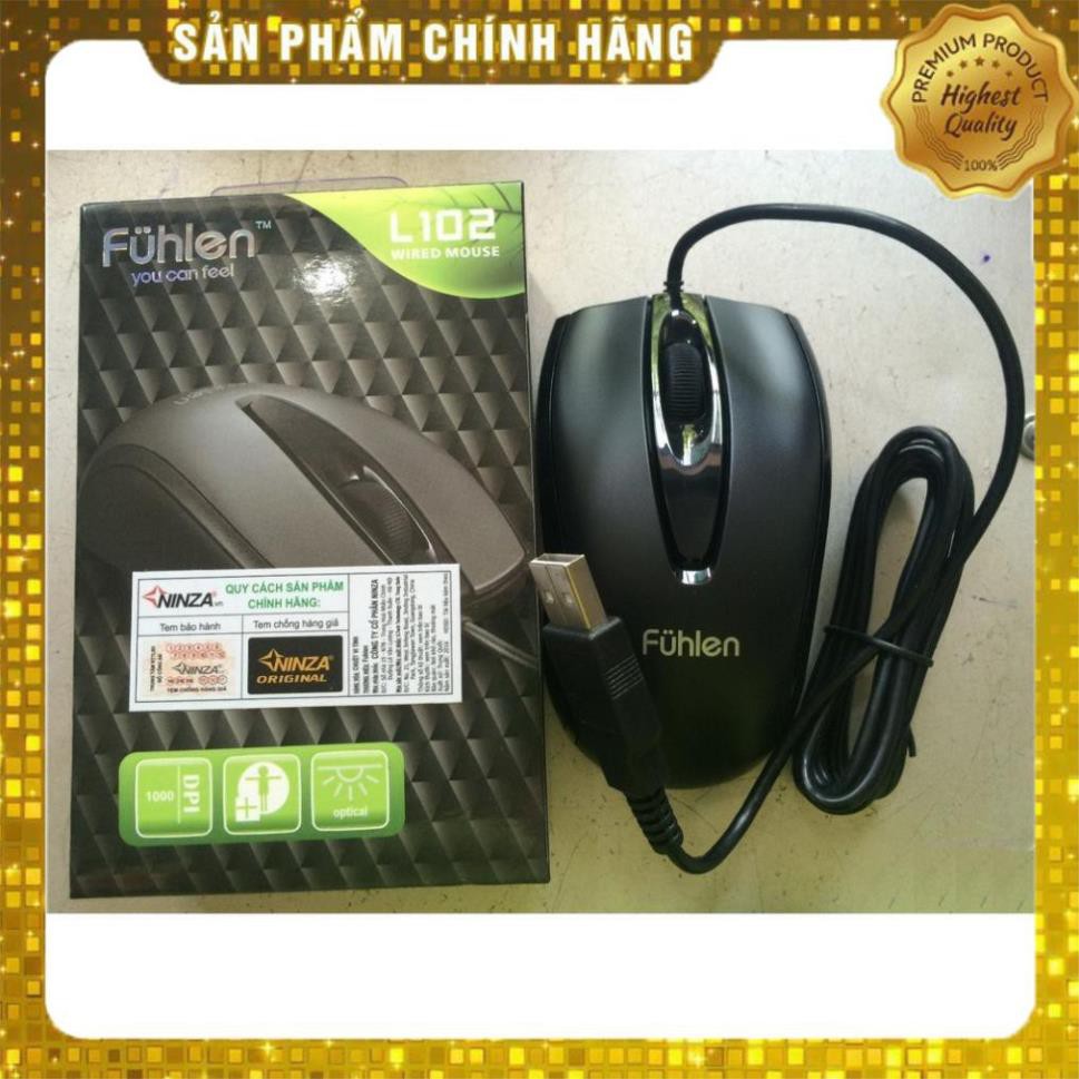 Chuột máy tính Fuhlen L102 - Hàng chính hãng Ninja bảo hành 2 năm - đảm ...