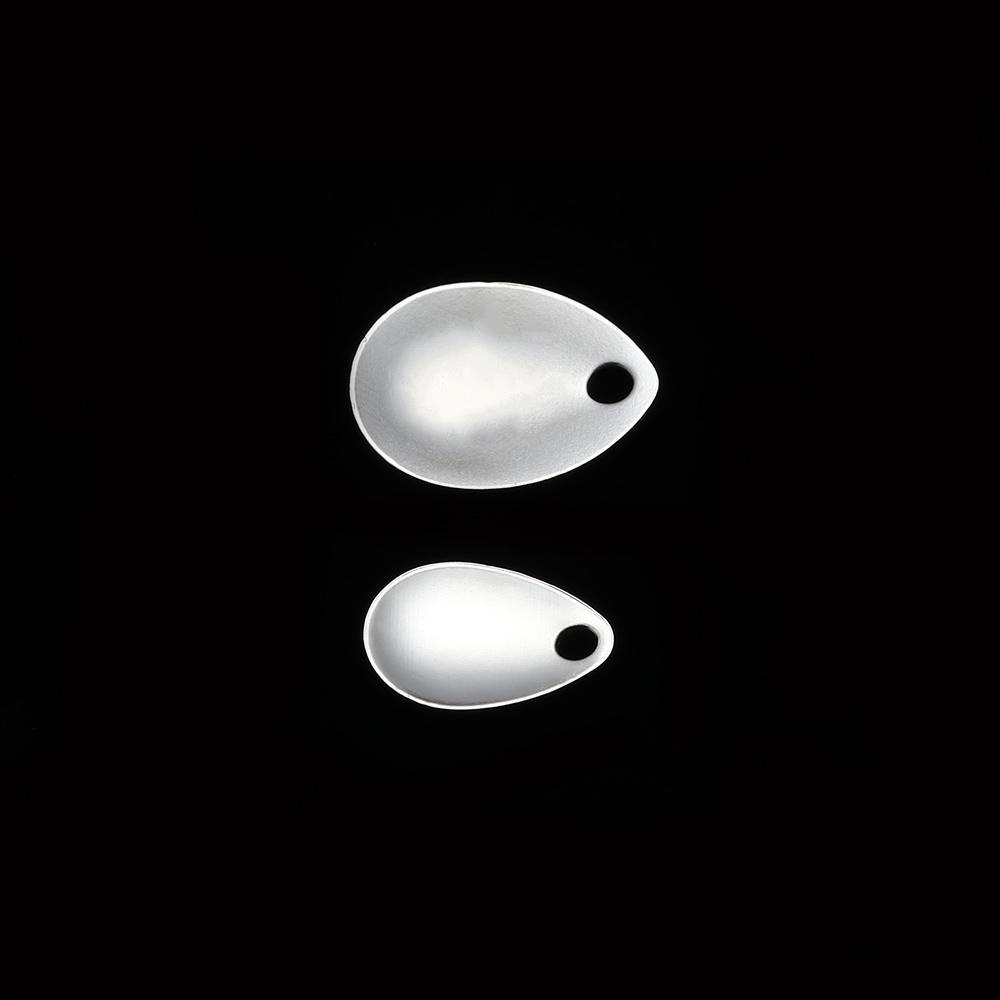 HYCEO 50 Chiếc Thu Hút Câu Cá Spinner Giải Quyết Mịn Niken Sequin VIB Mồi