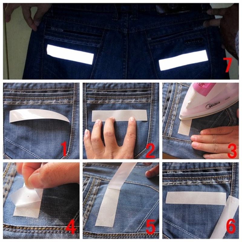 Băng dạ quang dán ủi quần áo phát sáng an toàn độc đáo