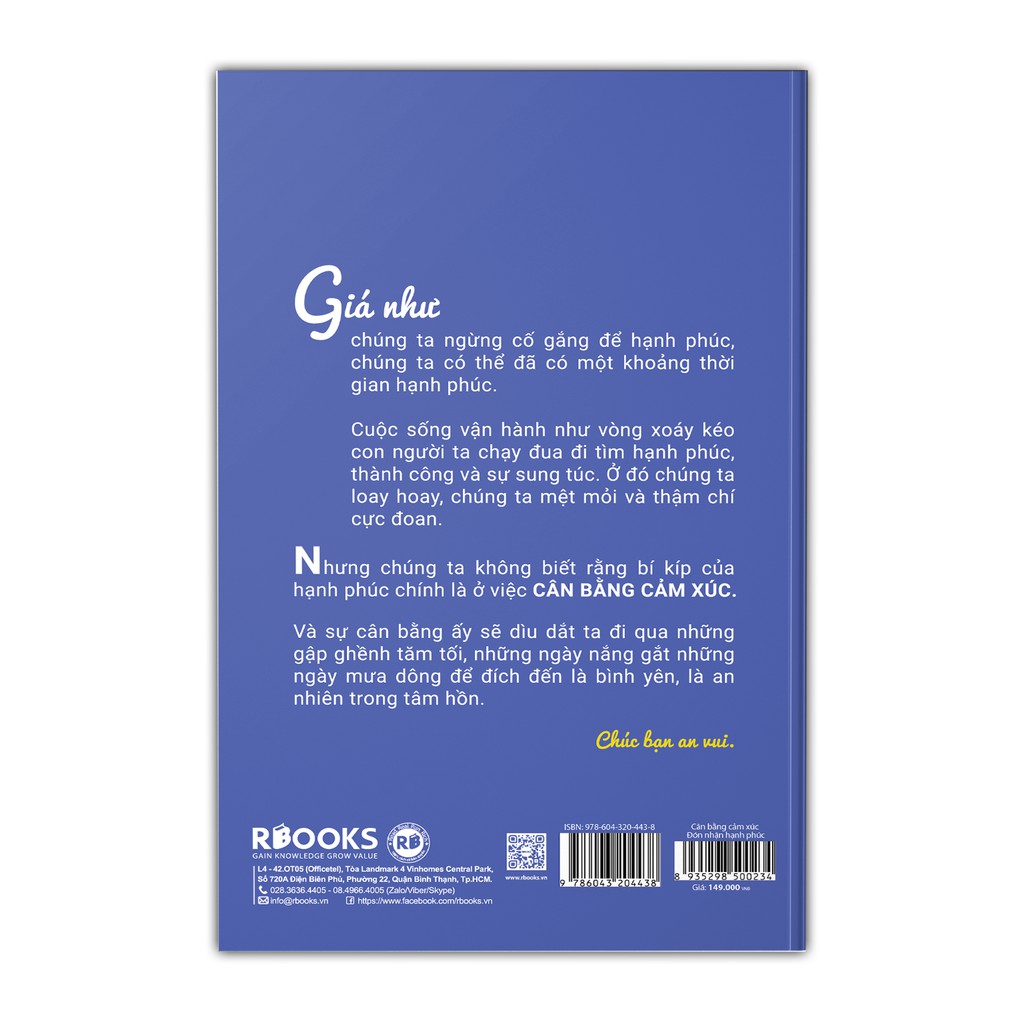 Ảnh Sách - Cân Bằng Cảm Xúc - Đón Nhận Hạnh Phúc (Tặng Kèm Bookmark) 3
