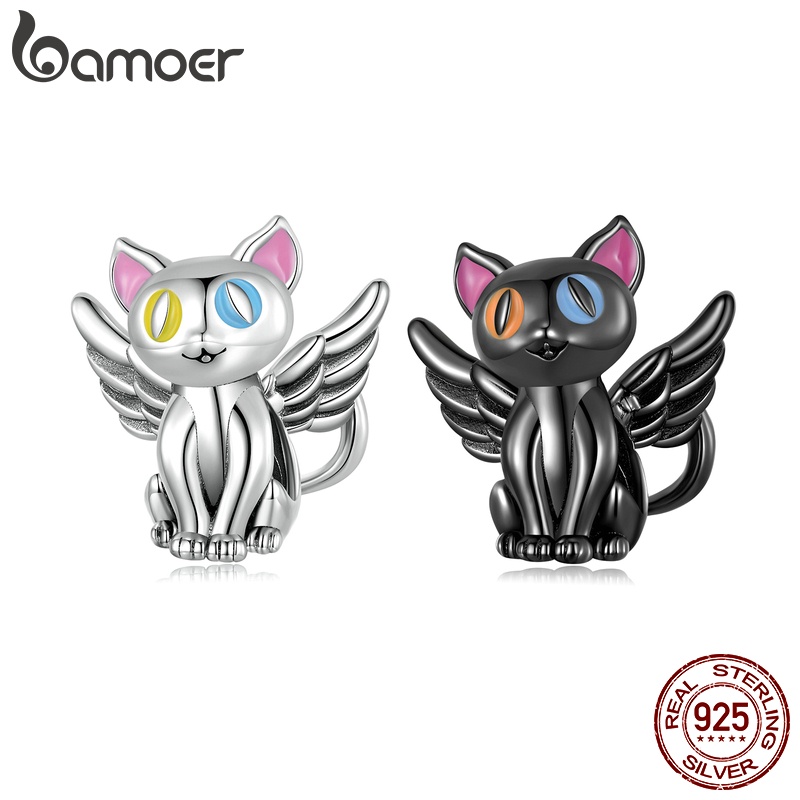 Hạt phụ kiện BAMOER Bạc 925 nhiều hình dáng trang trí diy cho nữ