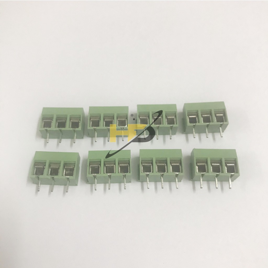Bộ 10 Cọc nguồn cầu đấu nguồn Terminal Block 5.08mm xanh lá 3P, KF126 ...