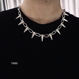 Vòng Cổ Choker Đinh Tán Kim Loại Thời Trang Punk Gothic Hàn Quốc Cho Nữ / Vòng Cổ Phong Cách Hip Hop Harajuku