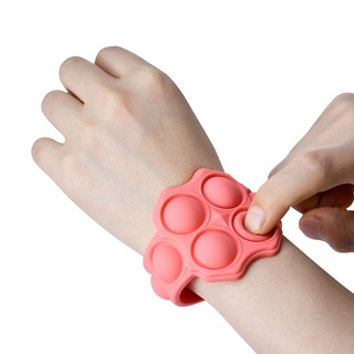 Unisex Vòng Tay Đồ Chơi Pop It Vòng Tay Dây Buộc Thuốc Nhuộm Chuột Tiên Phong Vòng Tay Pop It Đồng Hồ Bong Bóng Xếp Hình
