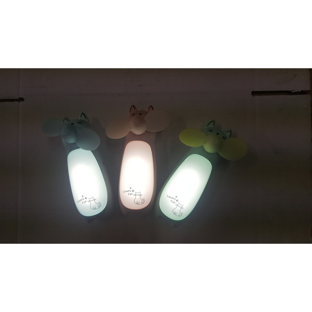 Quạt đèn cầm tay mini Cute